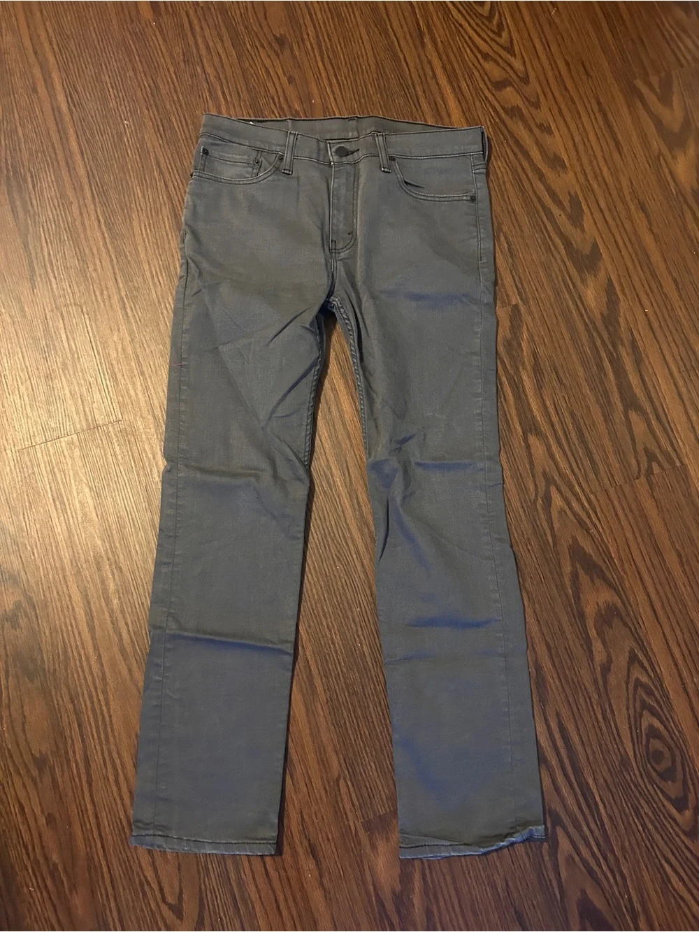 Levi's Men's Slim Jeans in Charcoal 33 x 32